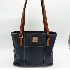 Dooney & Bourke Navy Blue Lexington Tote. EUC
